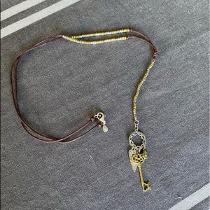 Silpada Brown Leather Necklace
